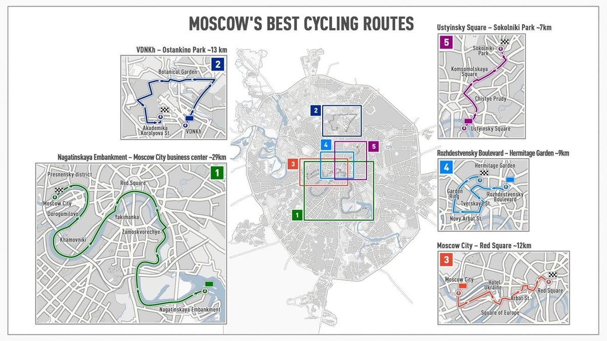Moskva дугуйн газрын зураг