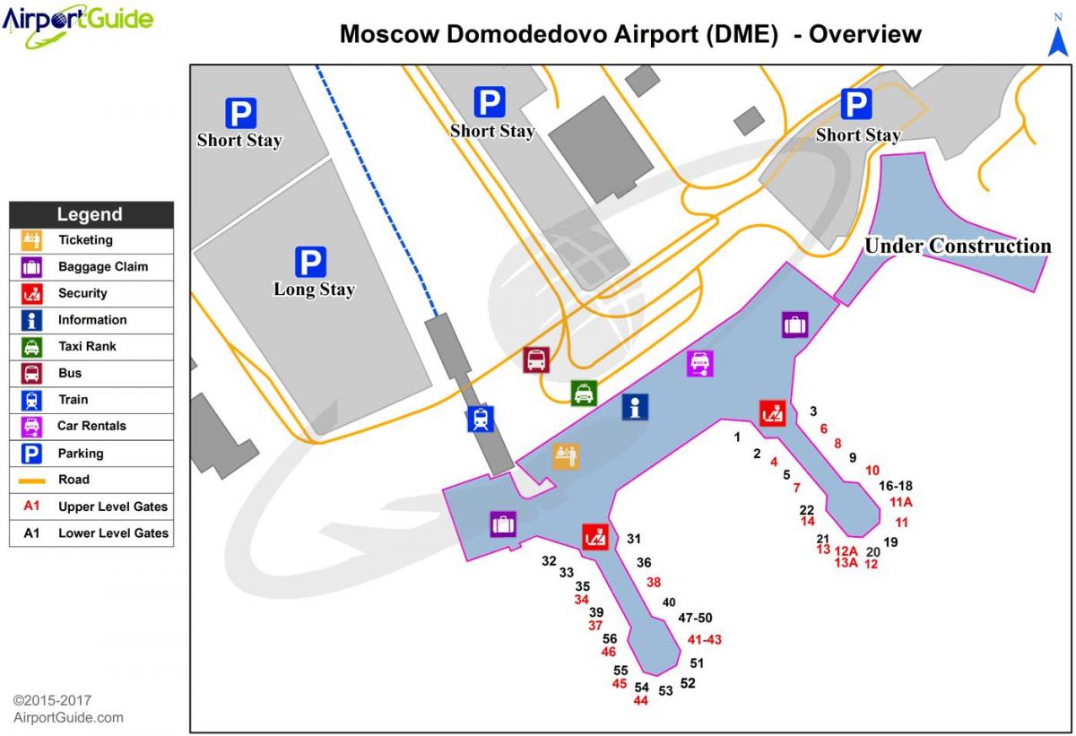 Domodedovo газрын зураг