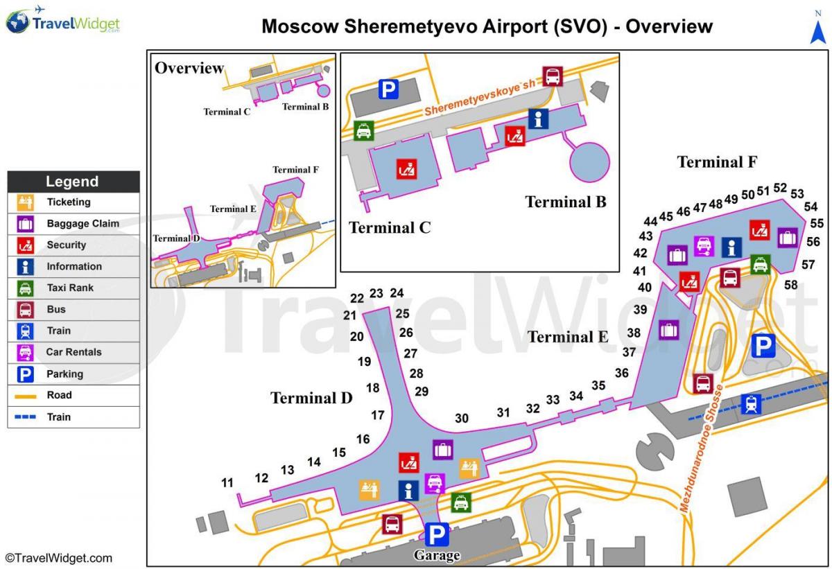 Москва Sheremetyevo нисэх онгоцны буудлын зураг