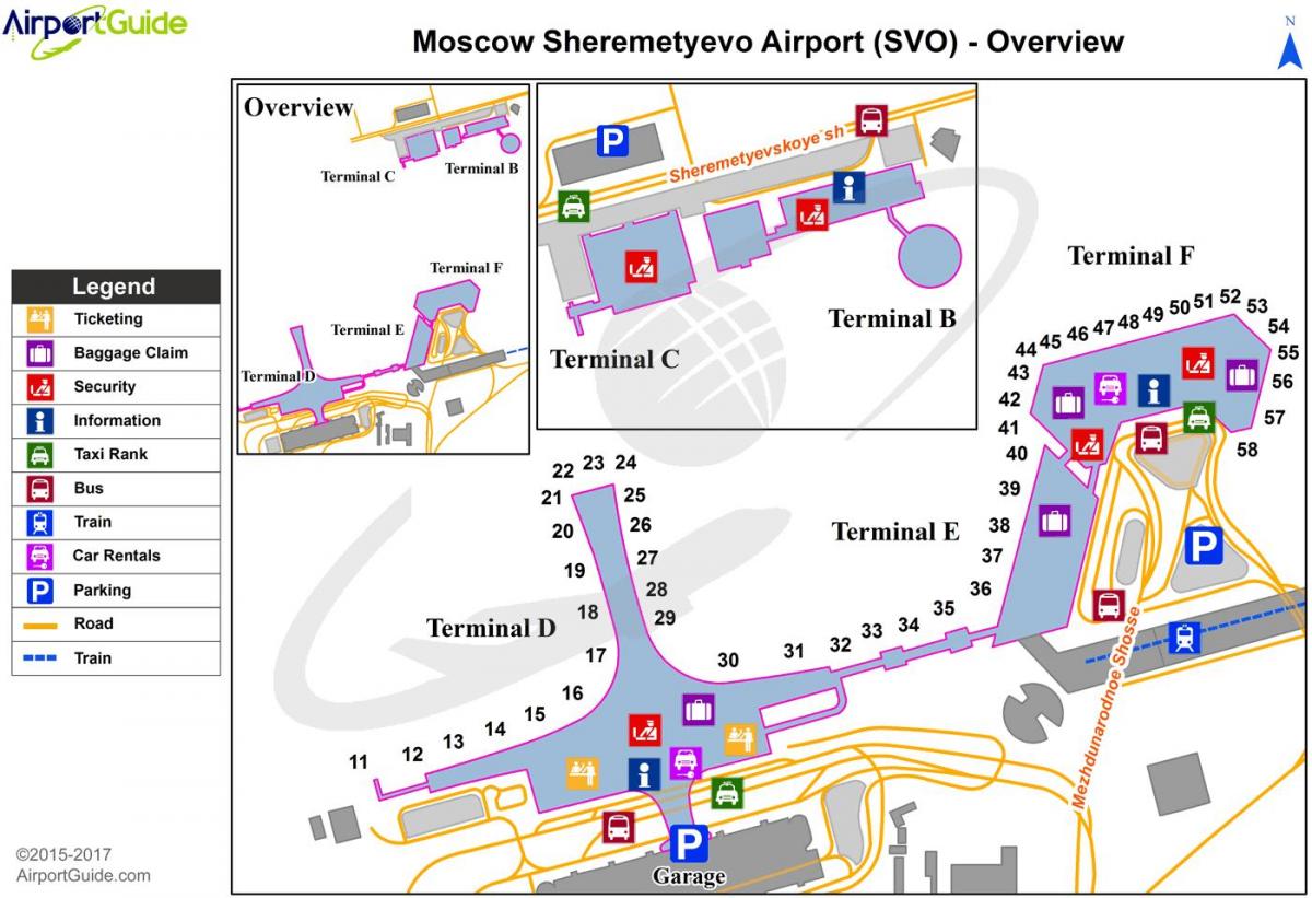 SVO терминал газрын зураг