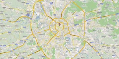 Moskva авто замын газрын зураг нь