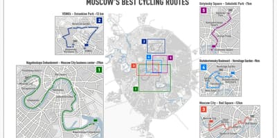Moskva дугуйн газрын зураг