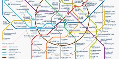 Москвагийн метро зураглал