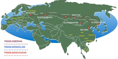 Зураг Москва vladivostok галт тэрэгний зам