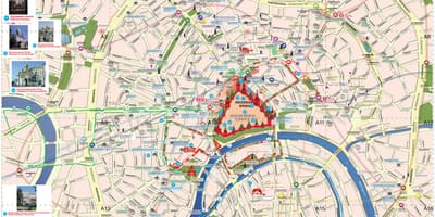 Москва дээр хоп хоп унтраах автобусны маршрут, газрын зураг