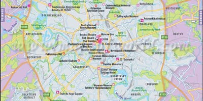 Moskau газрын зураг