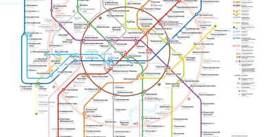 Метро moskou газрын зураг