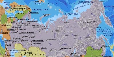Москва Оху-ын газрын зураг