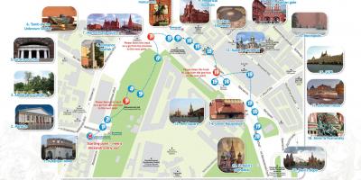 Москвагийн аялал жуулчлалын газрын зураг