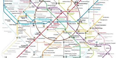 Метроны станц Москва газрын зураг